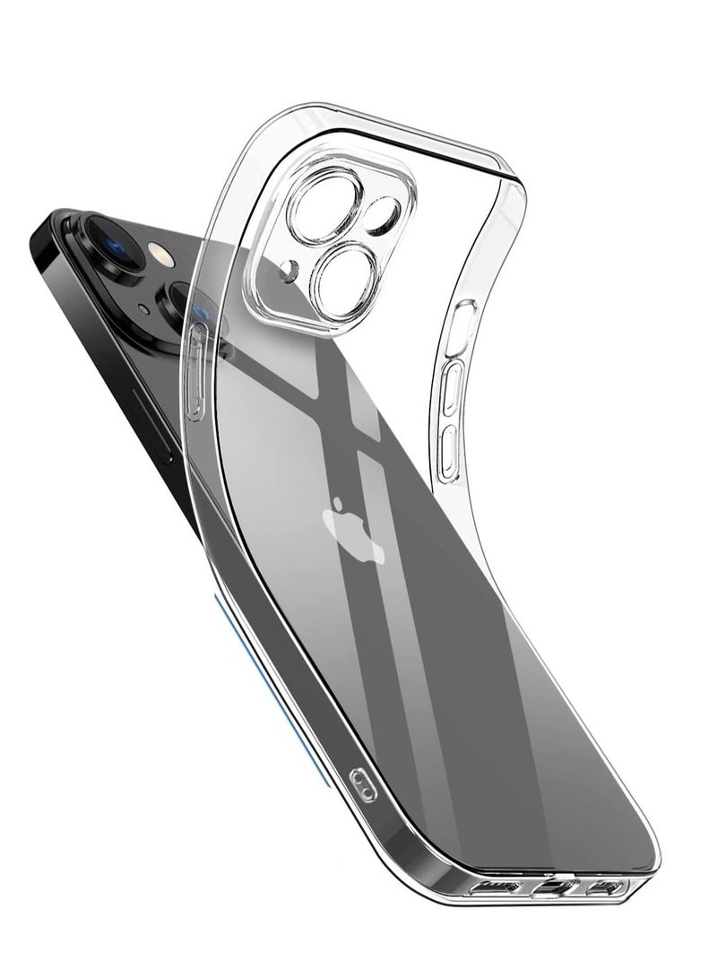 ELTRAZONE Premium Clear Case Compatible with iPhone 14 Back Cover With Full Camera Lens Coverage, Anti-Yellowing & Slim Case - Image 1