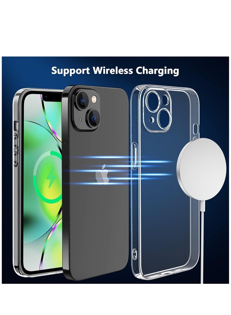 ELTRAZONE Premium Clear Case Compatible with iPhone 14 Back Cover With Full Camera Lens Coverage, Anti-Yellowing & Slim Case - Image 5