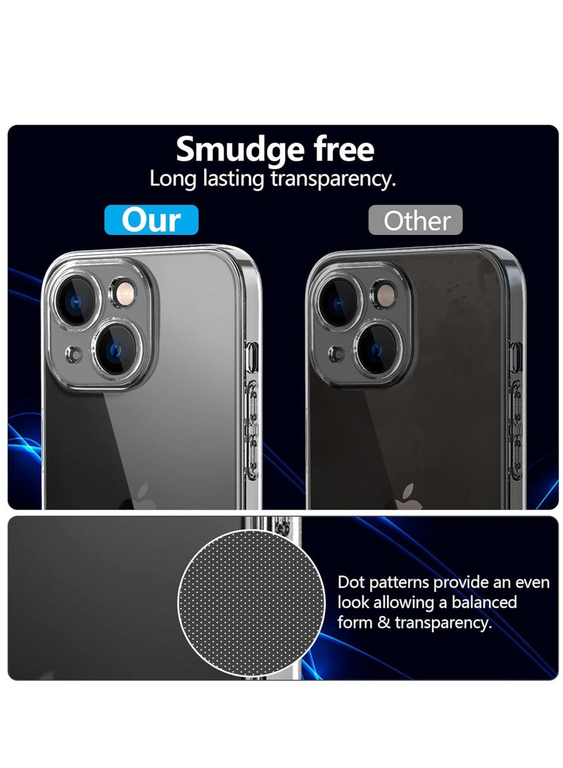 ELTRAZONE Premium Clear Case Compatible with iPhone 14 Back Cover With Full Camera Lens Coverage, Anti-Yellowing & Slim Case - Image 2