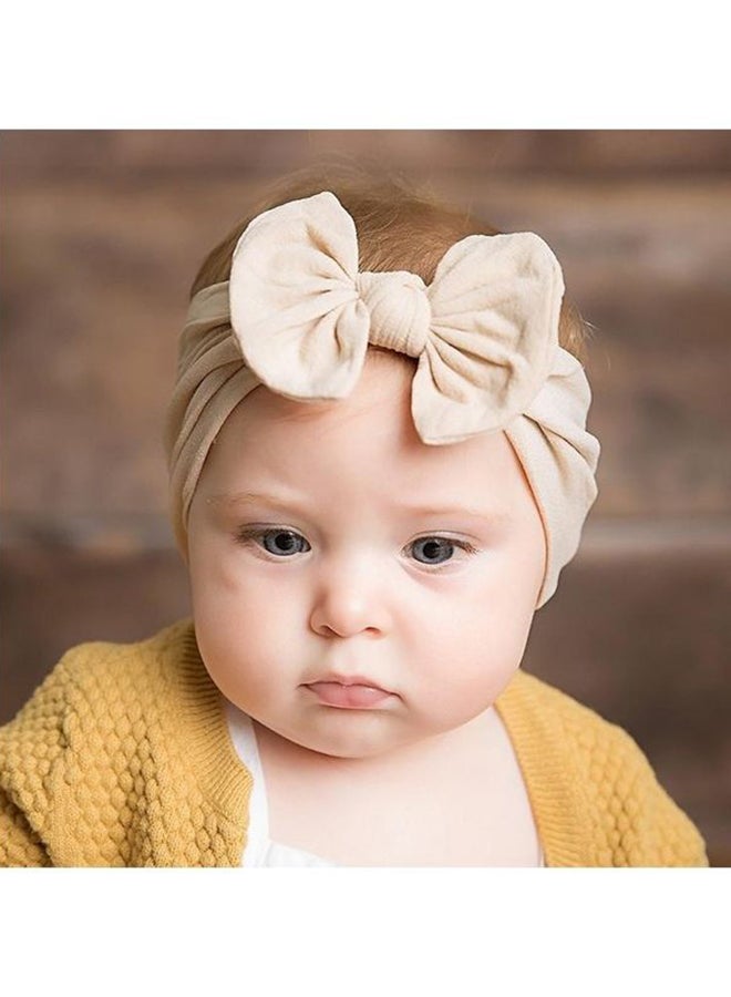 BGM Cute Bowknot Infant Baby Girl Headbands Grey - Image 5
