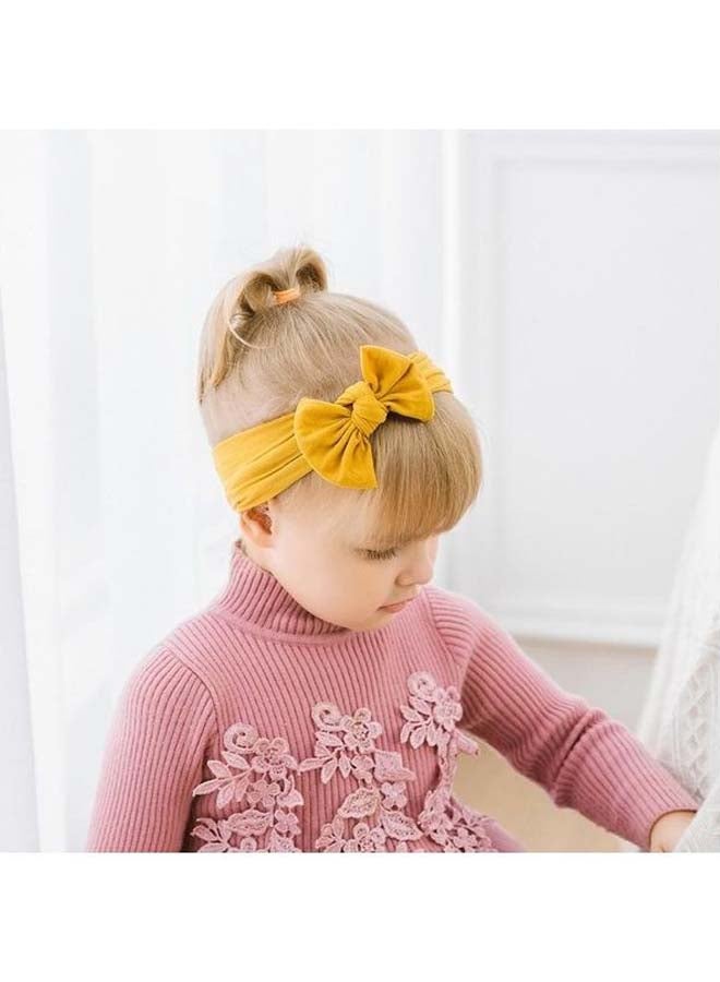 BGM Cute Bowknot Infant Baby Girl Headbands Grey - Image 4