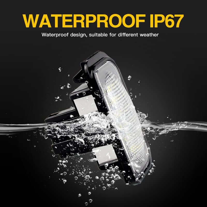 QASULER LED License Plate Lights - 2pcs Set - Image 3