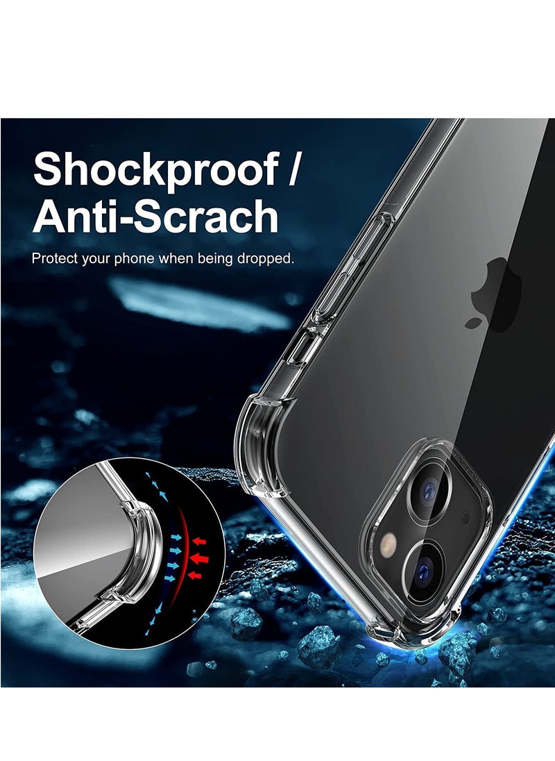 Houmt iPhone 15 Case 6.1 Inch Ultra Slim Case Soft TPU Material with 4 Corners Bumper Shockproof Anti-Scratch Anti-Drop Protection for iPhone 15 Case iPhone 15 Cover Clear  - Image 4