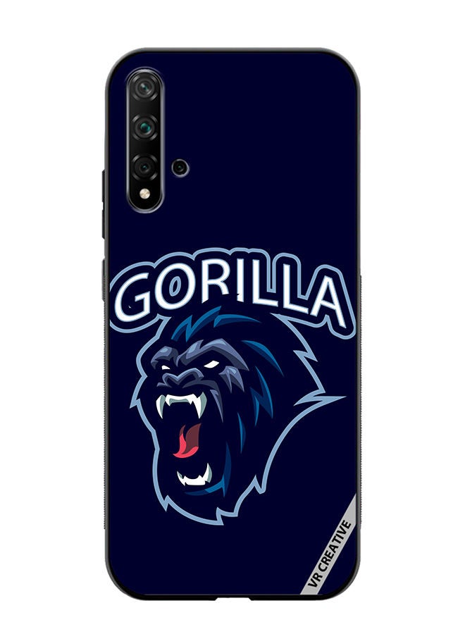VR CREATIVE Protective Case Cover For Huawei Nova 5T Gorilla Design Multicolour - Image 1
