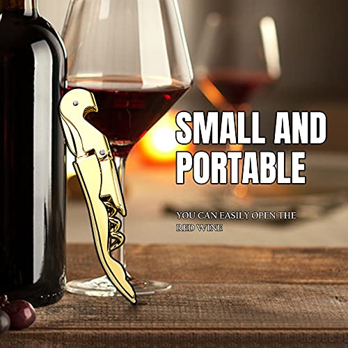 Drincarier Waiters Corkscrew Professional Wine openers,stainless steel Wine Key for Restaurant Waiters,Classic All-in-one Corkscrew, Bottle Opener and Foil Cutter - Image 2