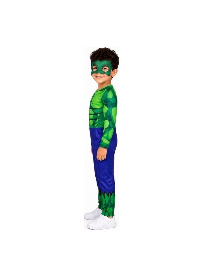 oem Joy Land Kids Hulk Costume – Hulk Dress-Up Suit with Mask – Marvel Superhero Costume for Costume Parties & Cosplay - Image 3