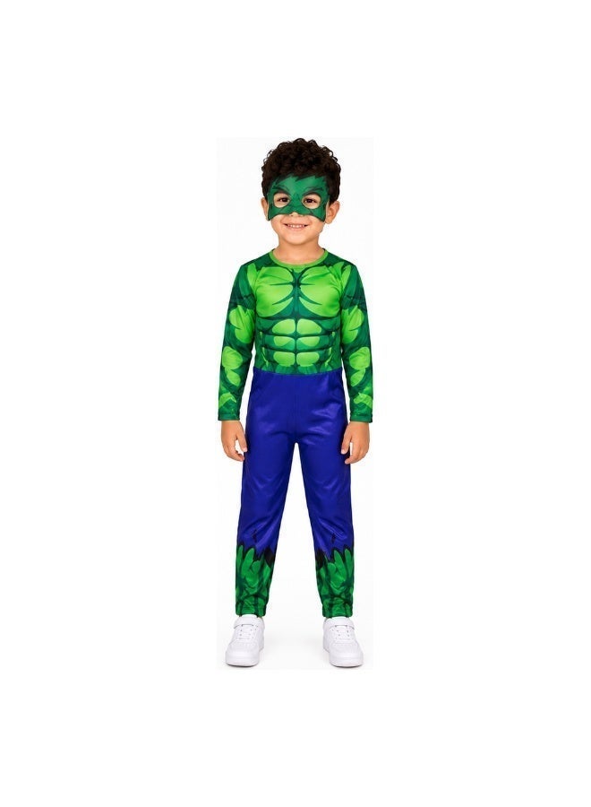 oem Joy Land Kids Hulk Costume – Hulk Dress-Up Suit with Mask – Marvel Superhero Costume for Costume Parties & Cosplay - Image 1