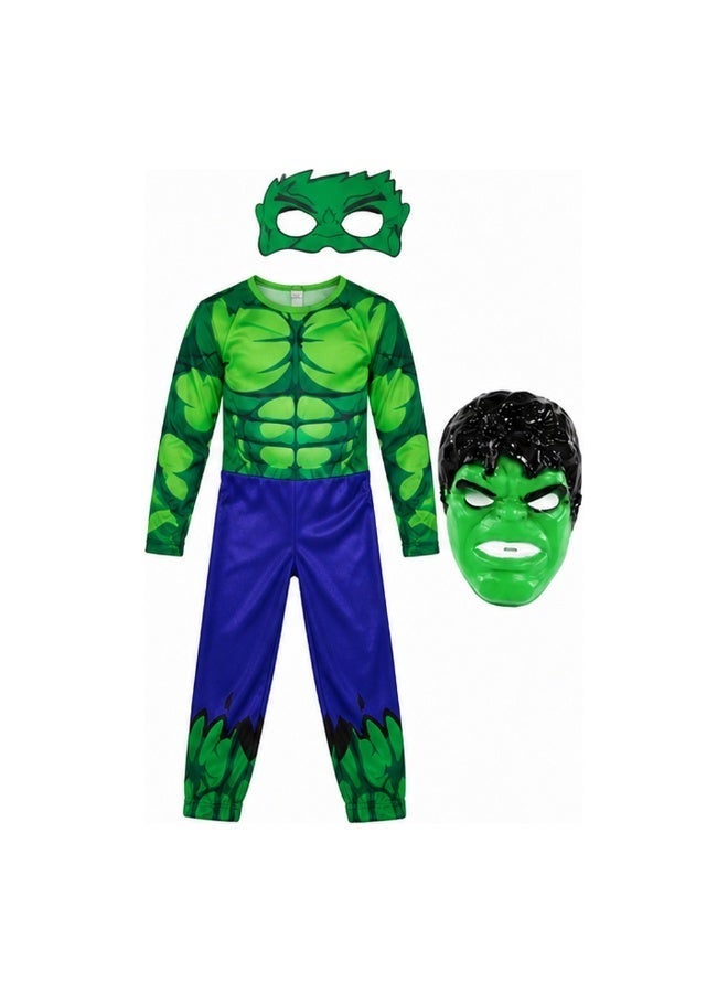 oem Joy Land Kids Hulk Costume – Hulk Dress-Up Suit with Mask – Marvel Superhero Costume for Costume Parties & Cosplay - Image 2