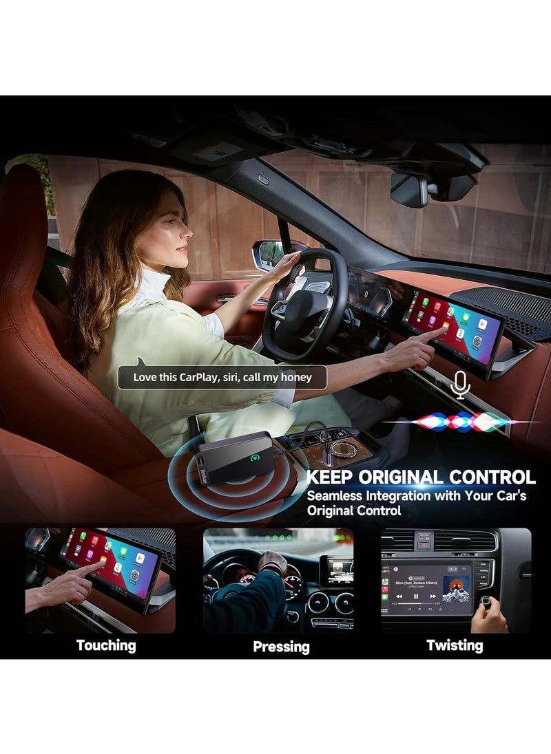 Generic - Wireless CarPlay Adapter  -Wireless CarPlay  Adapter Stable Fast Connection for Convert Factory Wired to Wireless CarPlay Dongle Cars for iPhone - No Latency from iOS 10+ - Image 1