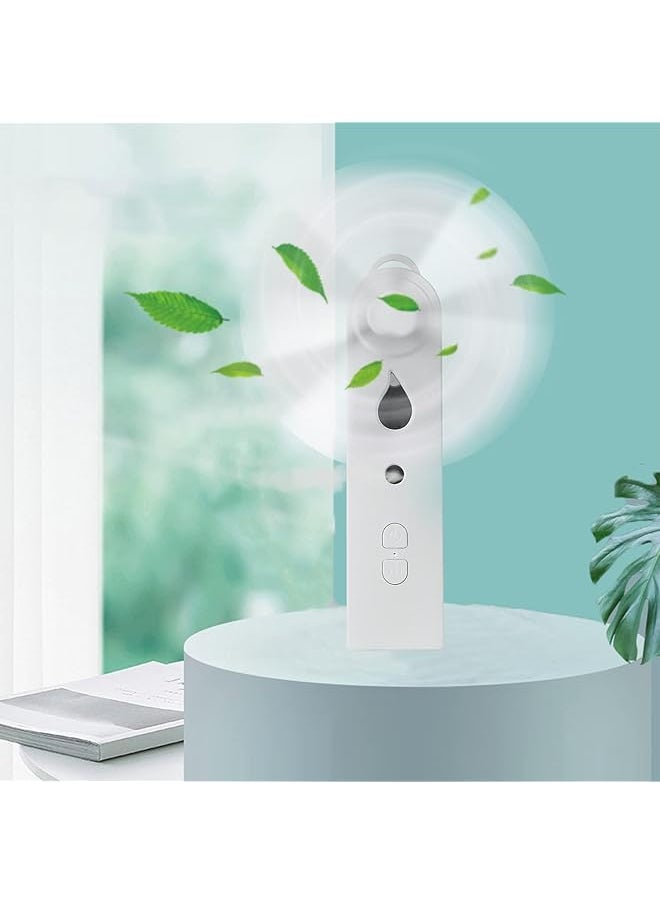 erorex Mini Handheld Fan Usb Misting Fan Rechargeable Portable Pocket Desk Fans For Office Home School Camping Outdoor Travel  - Image 1
