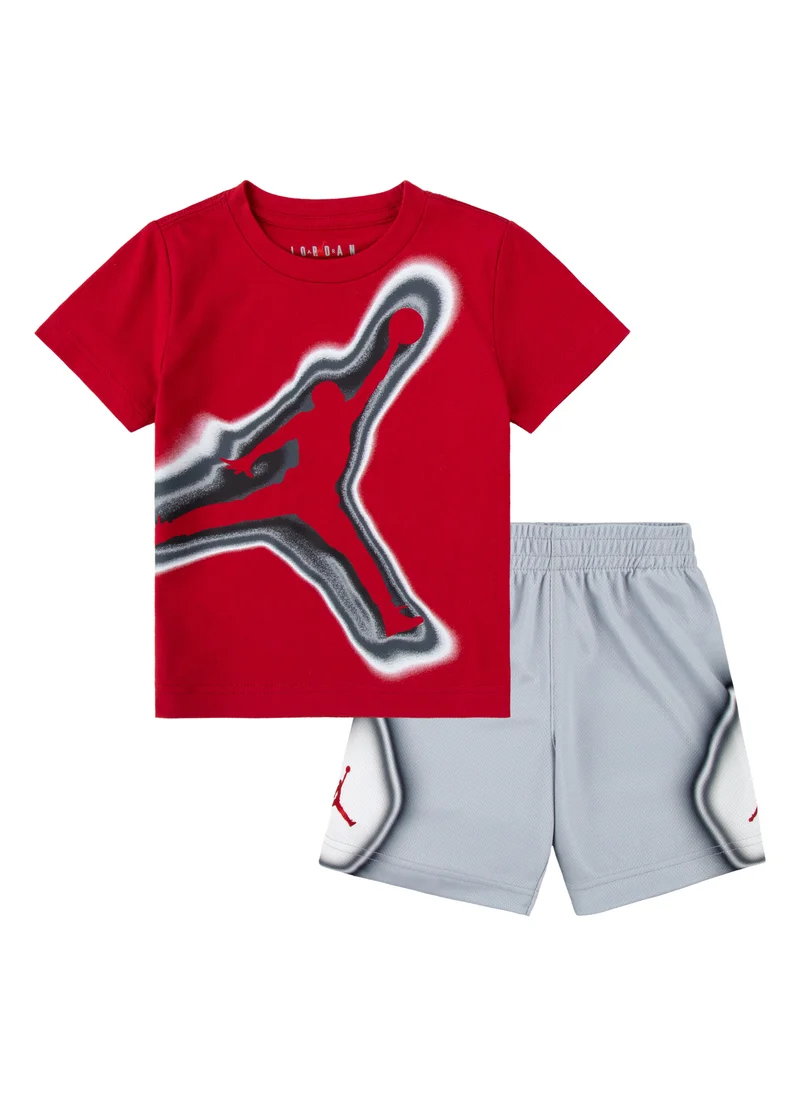 Nike Kids' Air Heat Map T-Shirt And Shorts Set