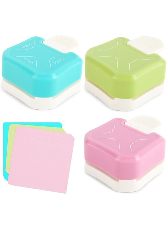 Koogel 3PCS Corner Rounder Punches, 3 in 1 Corner Cutter 3-Way Corner Rounder Cutter for Paper Crafts DIY Projects Scrapbooking Photocards Making - Image 1