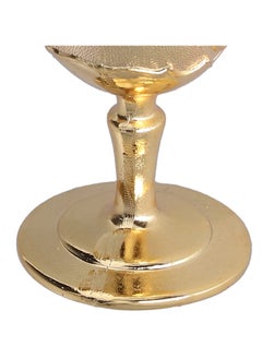Excefore Vintage Metal Goblet,  Retro High Grade Golden Cup, Fancy Gold Engraving Drinking Cup, Medieval Retro Ornaments for Kitchen Home Party Wedding Decoration Decor 2PCS  - Image 3