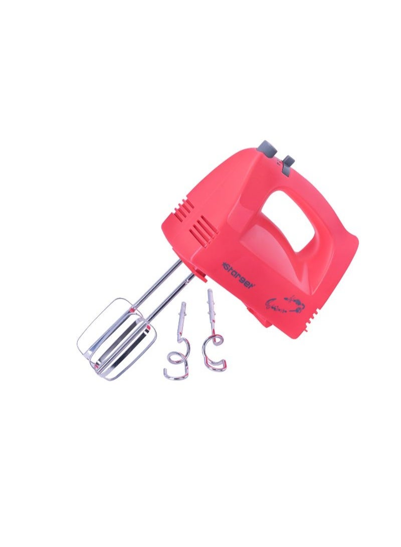Starget Hand Mixer - 400 W - Red - Image 1