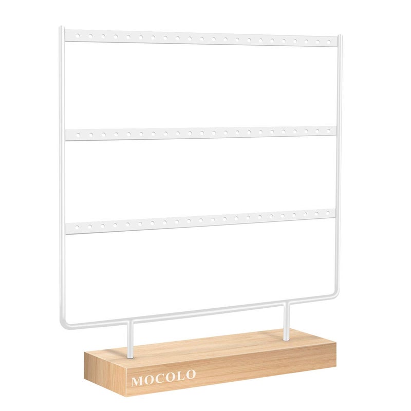 Mocolo Earring Organizer Stand, Earring Display Stand, Earring Holder for Hanging Earrings - Image 1