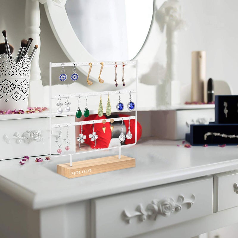 Mocolo Earring Organizer Stand, Earring Display Stand, Earring Holder for Hanging Earrings - Image 5