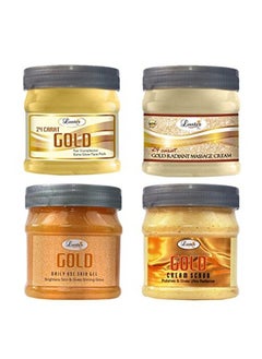 Gold Facial Kit | Helps Brightens Skin | Gold Facial Scrub | Gold Massage Cream | Gold Massage Gel | Gold Face Pack | Gold Facial Kit For Women & Men | No Paraben & Sulfate 500 Ml (Pack Of 4). - pzsku/ZBAA8869733EEFCCAA3DFZ/45/_/1658745679/0a421234-c505-43c0-a6d5-f2bd3aa59971