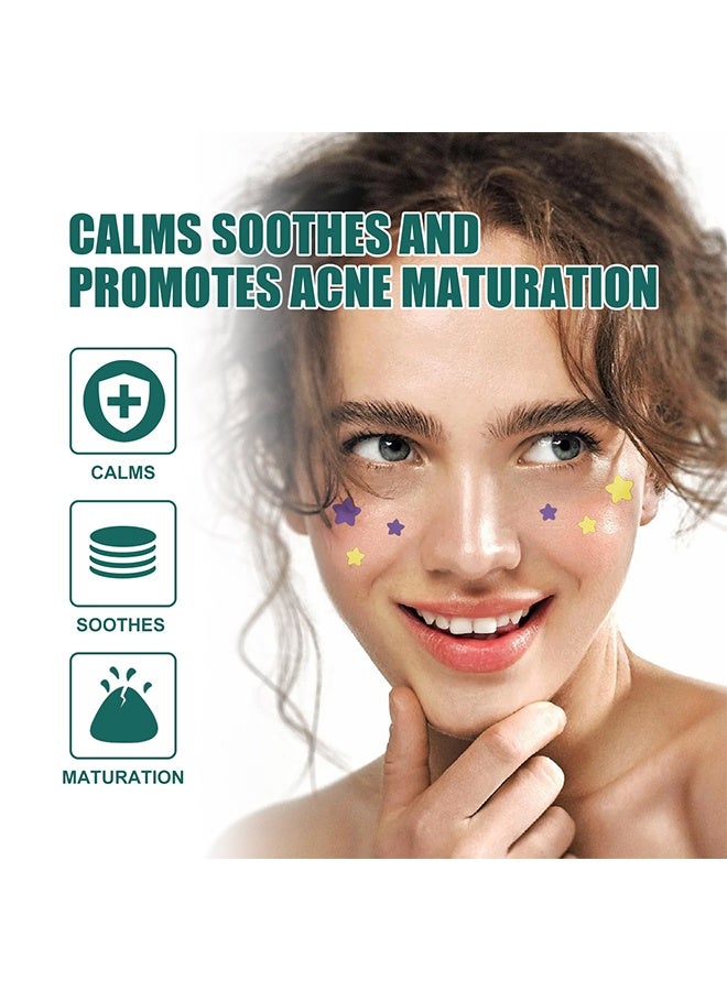 EELHOE Colorful Acne Patch Lighten Blemishes Pimple Marks Repair Clean Closed Cuts Cover Acne Pimple Repair Patch - Image 2