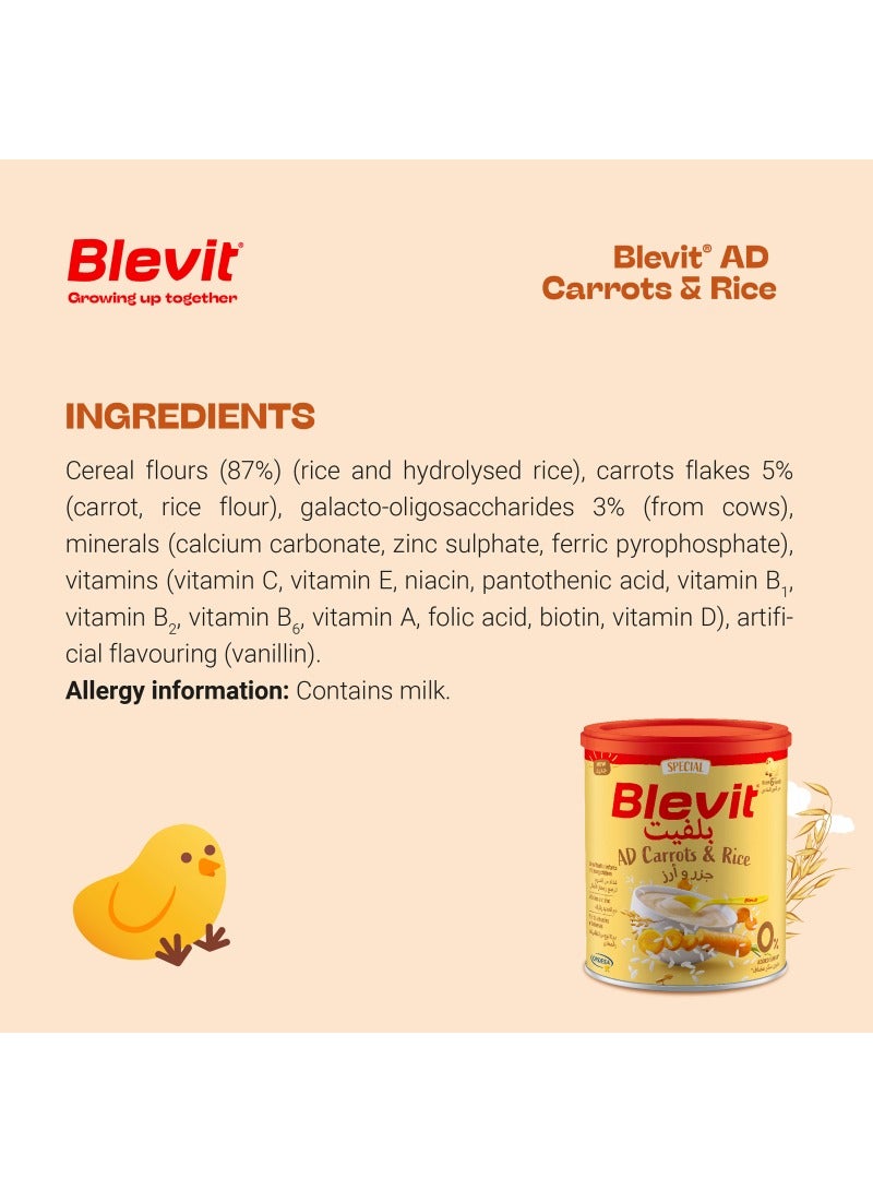 Blevit Ad Carrots And Rice Dry Cereals From 6 Months - Image 5