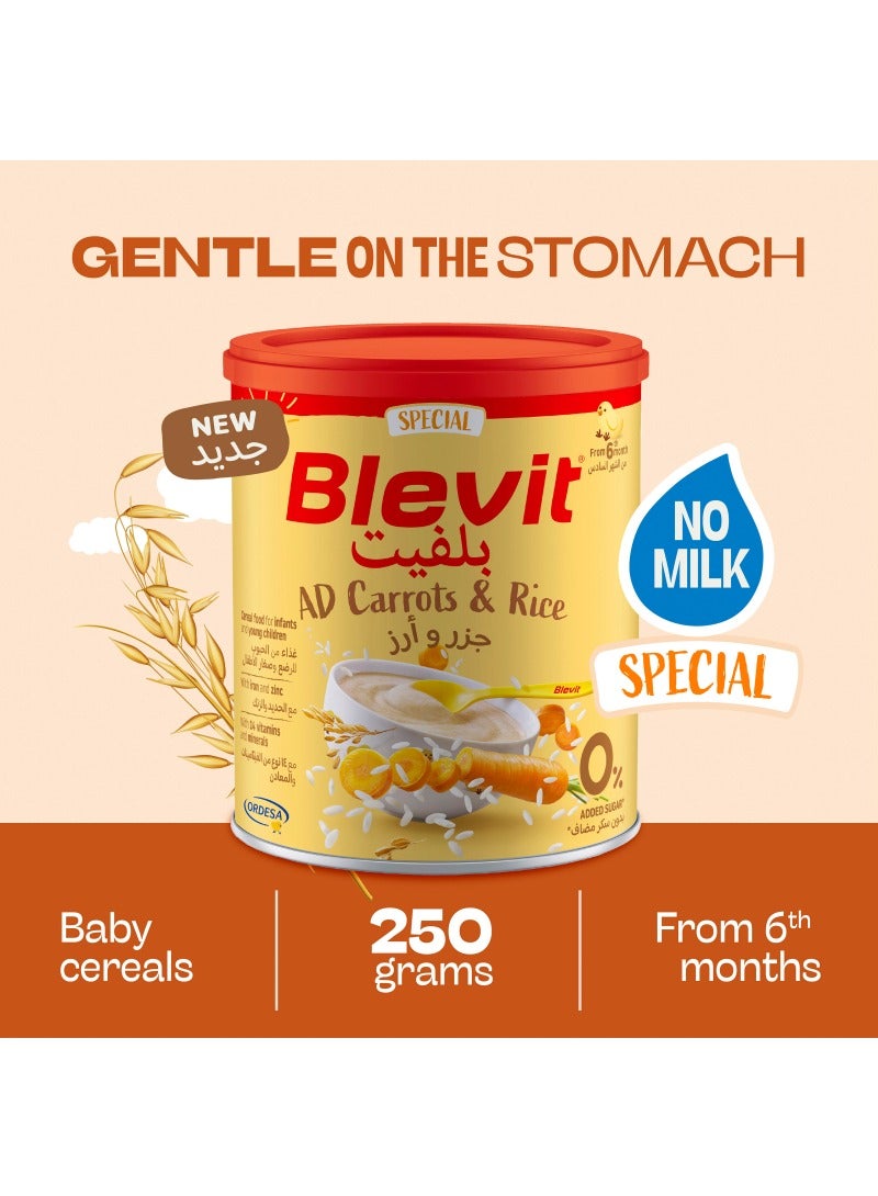 Blevit Ad Carrots And Rice Dry Cereals From 6 Months - Image 2