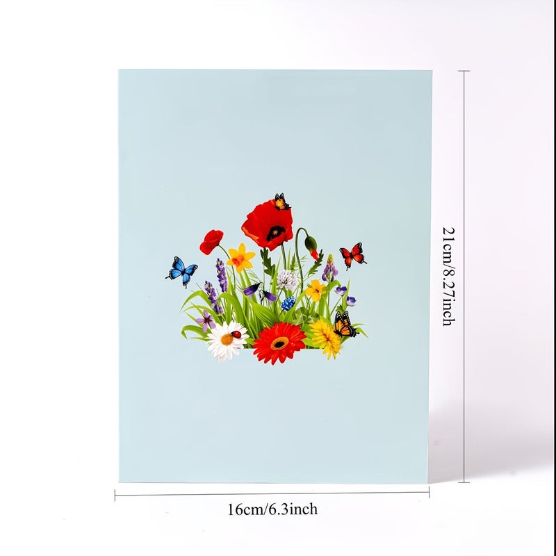 Daisy Spring 3D Pop Up Flower Card For Mom Grandma Wife Birthday Gift - Image 3