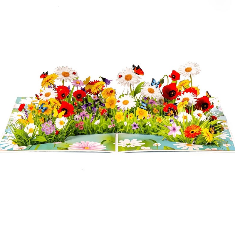 Daisy Spring 3D Pop Up Flower Card For Mom Grandma Wife Birthday Gift - Image 1