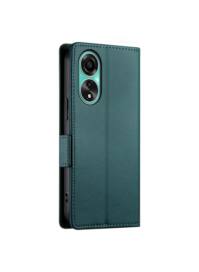 S-TOP Case For OPPO A78 4G Global Side Buckle Magnetic Frosted Leather Phone Case - Image 3