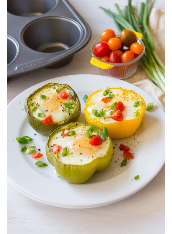 GoodCook Everyday Nonstick Steel Muffin Pan, 6 cup, Gray - Image 4