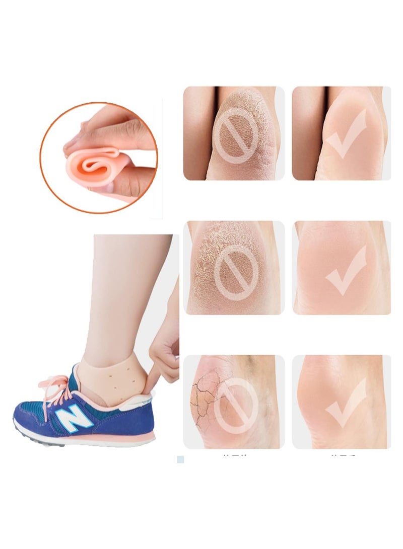 AGD 4-Pair Of Breathable Anti-Drying Gel Heel Protectors - Image 3