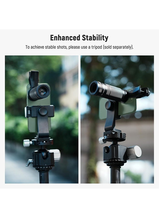 Neewer NEEWER 7X Telephoto Lens with Phone Lens Clip Compatible with iPhone Samsung, 15 Elements 12 Groups 7X Magnification Phone Lens for 17mm Thread Phone Cage/Phone Case/Backplate, LS-36 PRO  - Image 5
