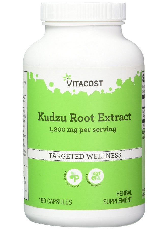 Vitacost Brand Vitacost Kudzu Root Extract -- 1200 mg per serving - 180 Capsules - Image 1