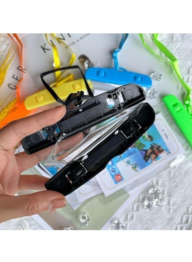 جراب بحر حماية شامل لكامل الجهاز مع رؤية واضحة ومقاوم للماء مناسب للسباحة من تين تك - اصفر - Image 4