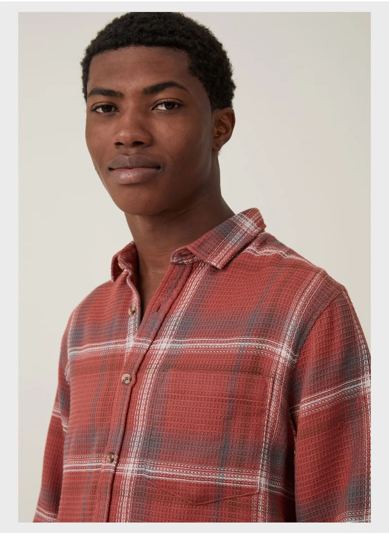 Cotton On Checked Regular Fit Shirt