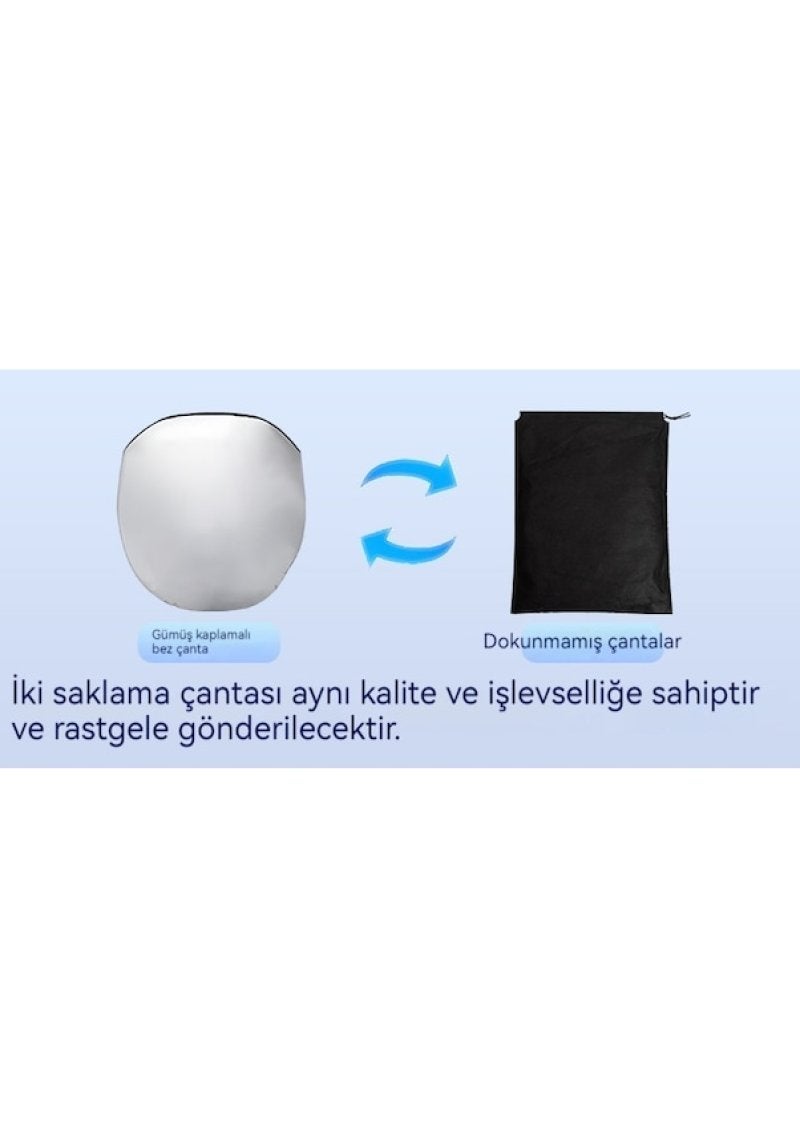 Araba Güneşlik Ön Cam Kalınlaştırılmış Güneşlik-gümüş - Image 3
