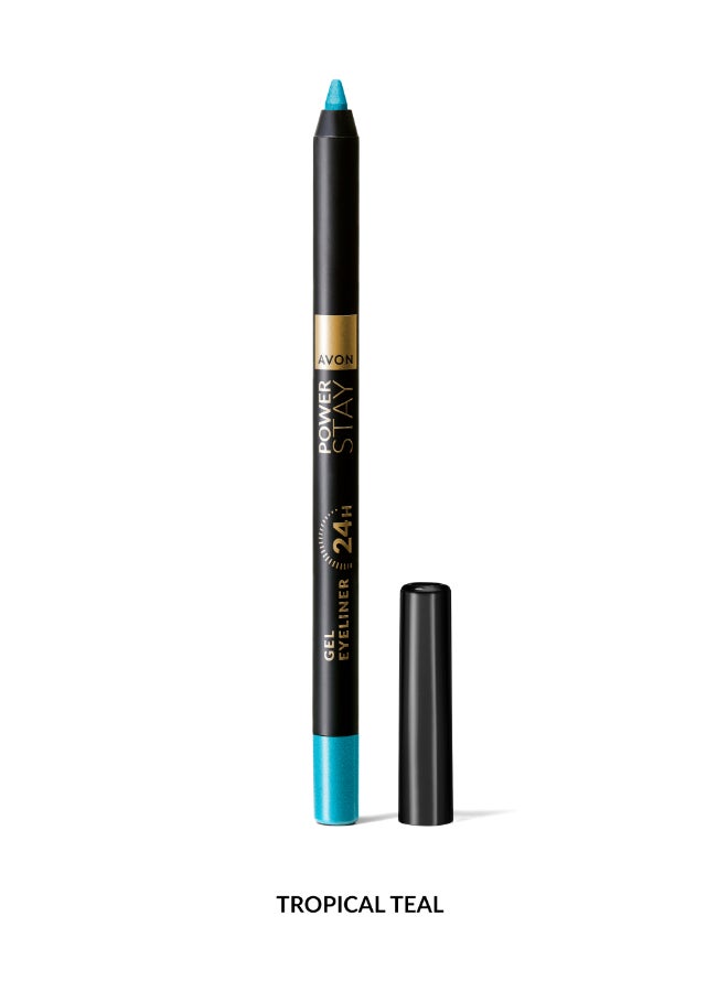 AVON Power Stay 24- Hour Gel Eyeliner - Tropical Teal - Image 1