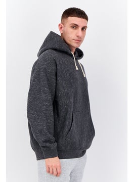 Champion Men Sportswear Fit Long Sleeves Outdoor Hoodie, Dark Grey Heather  - Image 2