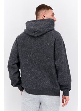 Champion Men Sportswear Fit Long Sleeves Outdoor Hoodie, Dark Grey Heather  - Image 3