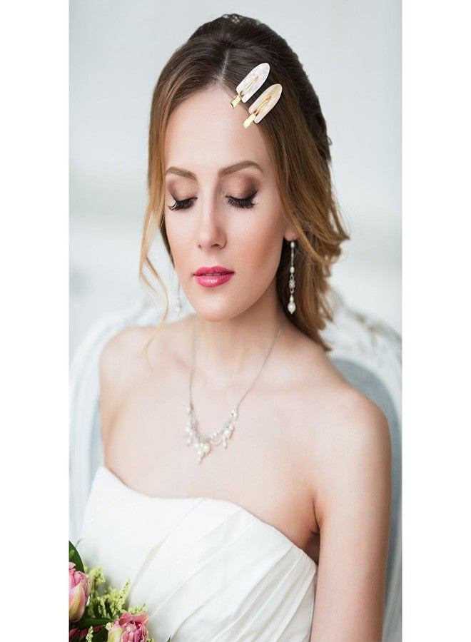 KICOSY 8PCS Bride Clips Bridesmaid Hair Clips Bride to Be Accessories Wedding Bachelorette Party Bridal Shower Favors - Image 3