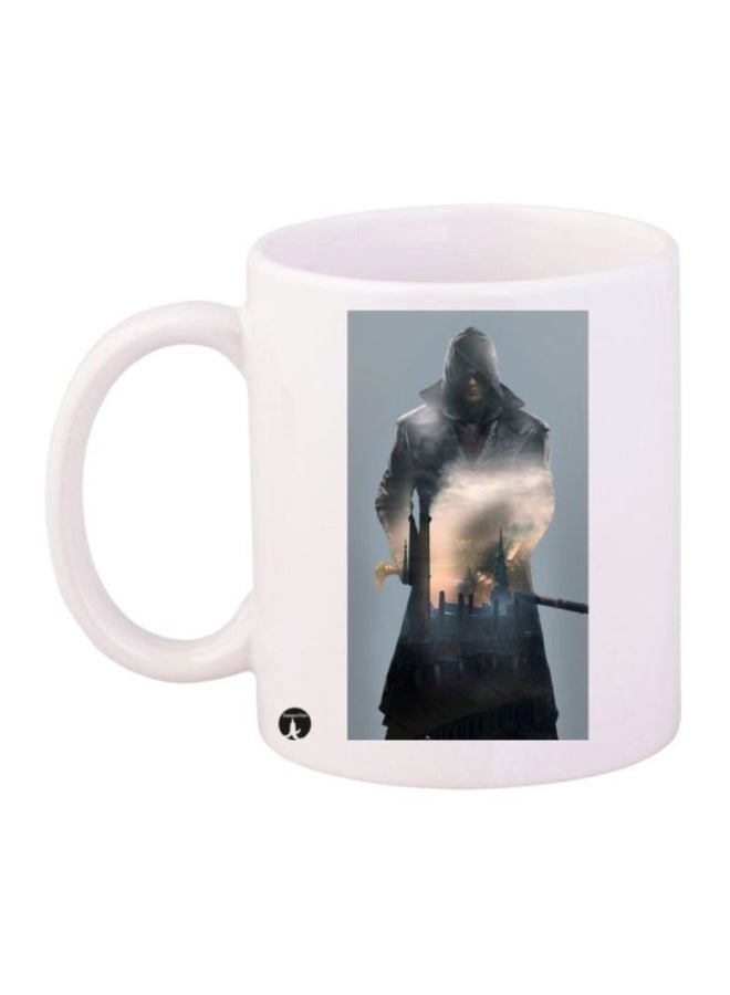 RYN Assassin's Creed Printed Mug White/Black/Grey