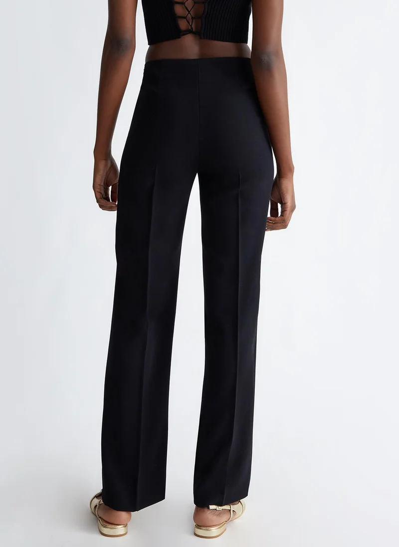 ليو جو بنطال أنيق مع دانتيل