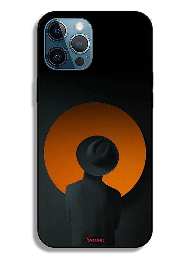 Tolwak Apple iPhone 12 Pro Max Protective Case Hat Boy Art - Image 2
