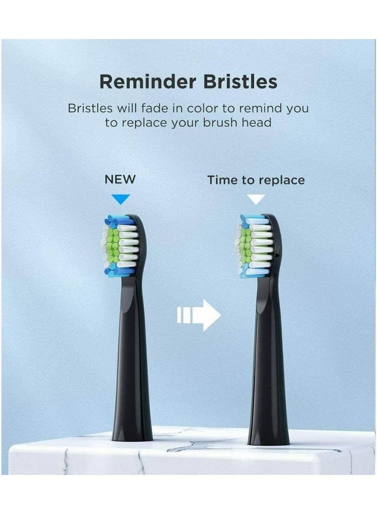 Fairywill Fairy Will E11 Sonic Electric Toothbrush with 8 Bursh Heads and Black Travel Case - Image 4