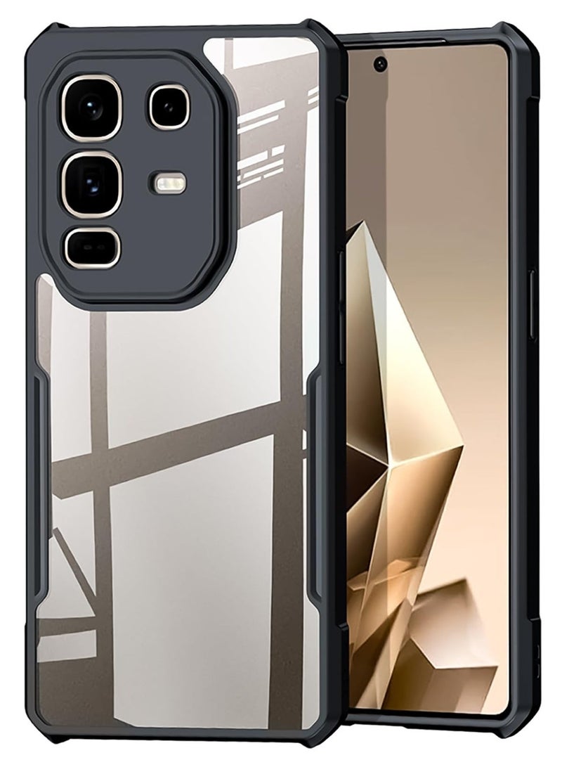 For Infinix Note 50 Pro Plus Case, Note 50 Pro+ Camera Lens Protection Back Cover, TPU+PC Shockproof Bumper Mobile Phone Case, Anti-Yellowing Slim Fit Protective Casing - Image 1