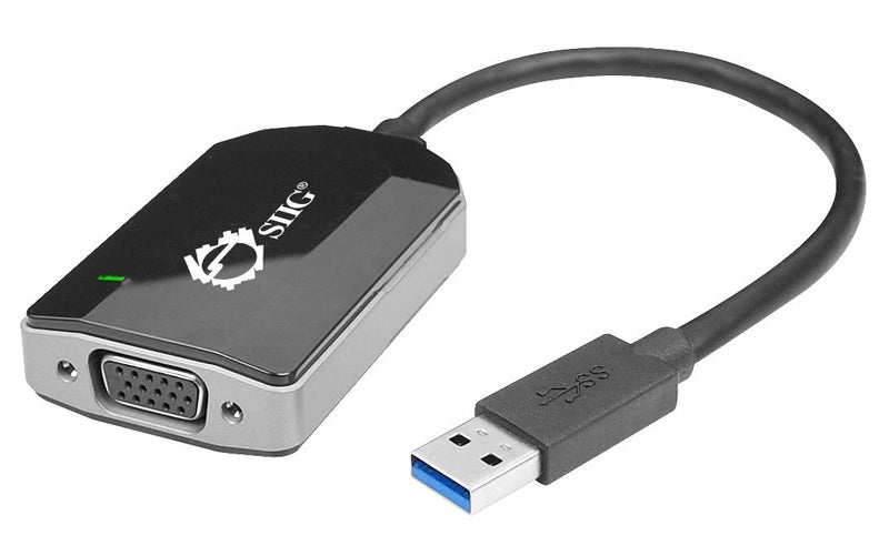 SIIG USB 3.0 to VGA Multi Monitor Video Adapter for Windows systems up to 2048x1152 (JU-VG0211-S1) - Image 3