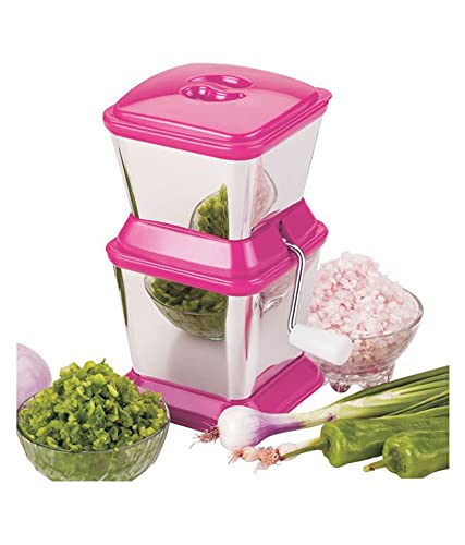 Foliam Ambition Stainless Steel Onion, Chilly & Vegetable Cutter, 1-Piece, 20x11cm (Color May Vary) - Image 4