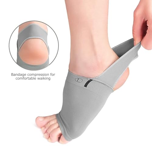 SWOPPLY Arch Support Sleeves, Metatarsal Compression Brace, Soft Elastic Gel Women Men Socks Pads Bandages Shoe Inserts, Bandage Sports Foot Pad - Image 5
