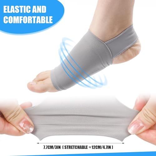 SWOPPLY Arch Support Sleeves, Metatarsal Compression Brace, Soft Elastic Gel Women Men Socks Pads Bandages Shoe Inserts, Bandage Sports Foot Pad - Image 2