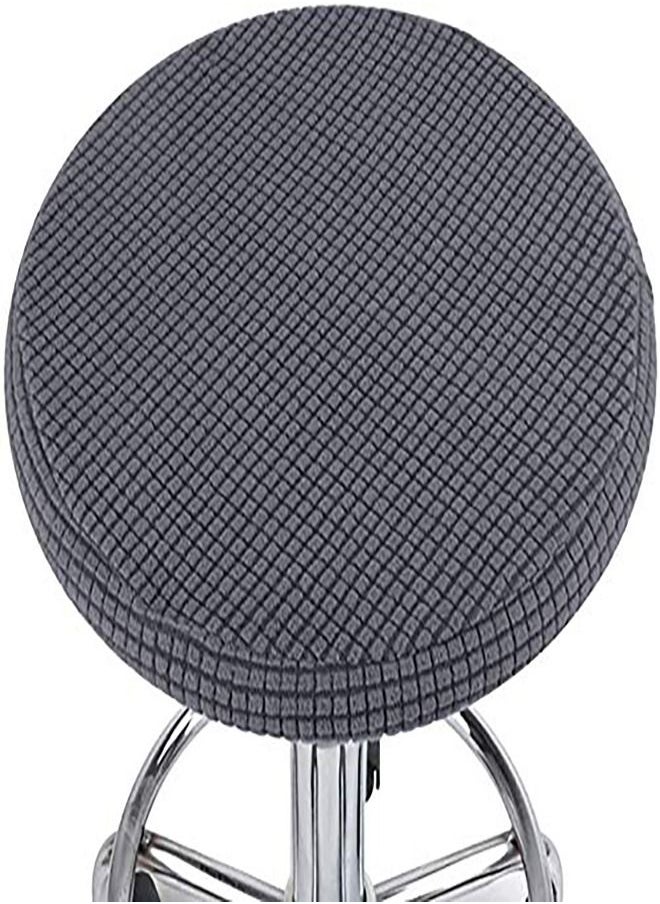 Y&D Non-Slip Round Bar Stool Seat Cover Chair Cushion, Stretchable and Breathable, Fits 30-38cm Universal Club Salon Stools, Slipcover for Protection  - Image 5