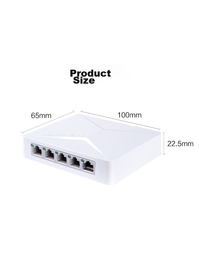 H3c 5-port 100mbps Switch, Enterprise-grade Switch, Home And Dormitory Surveillance Network Cable Splitter, S1e - Image 5