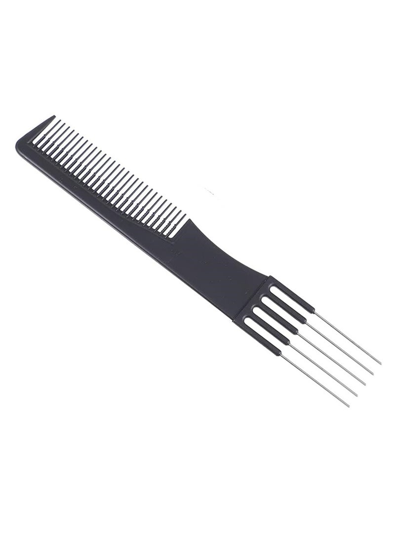 2 in 1 Black Plastic Back Comb 8826 - Image 3